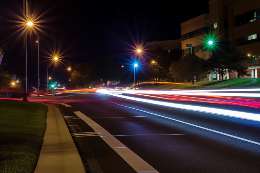Användning av LED-belysning för att förbättra synligheten för trafikskyltar